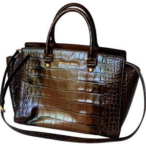 Michael Kors Dillon Croc Bag